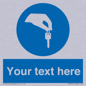 Custom Mandatory Keys Sign